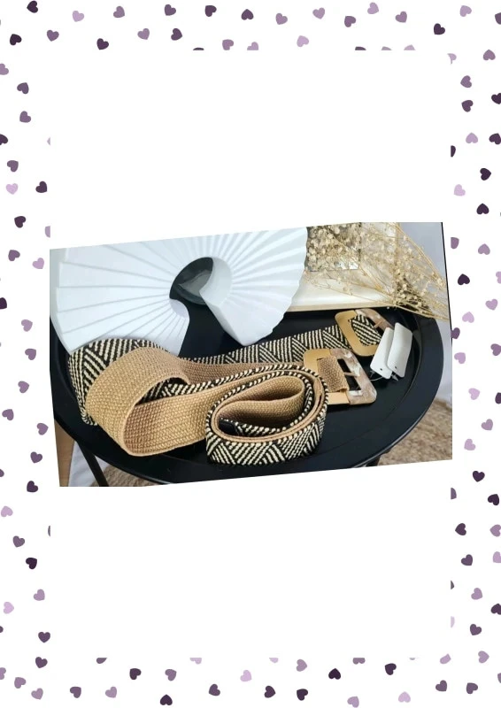 Ceinture élastique Bohème – Taille unique – Jamais porté
